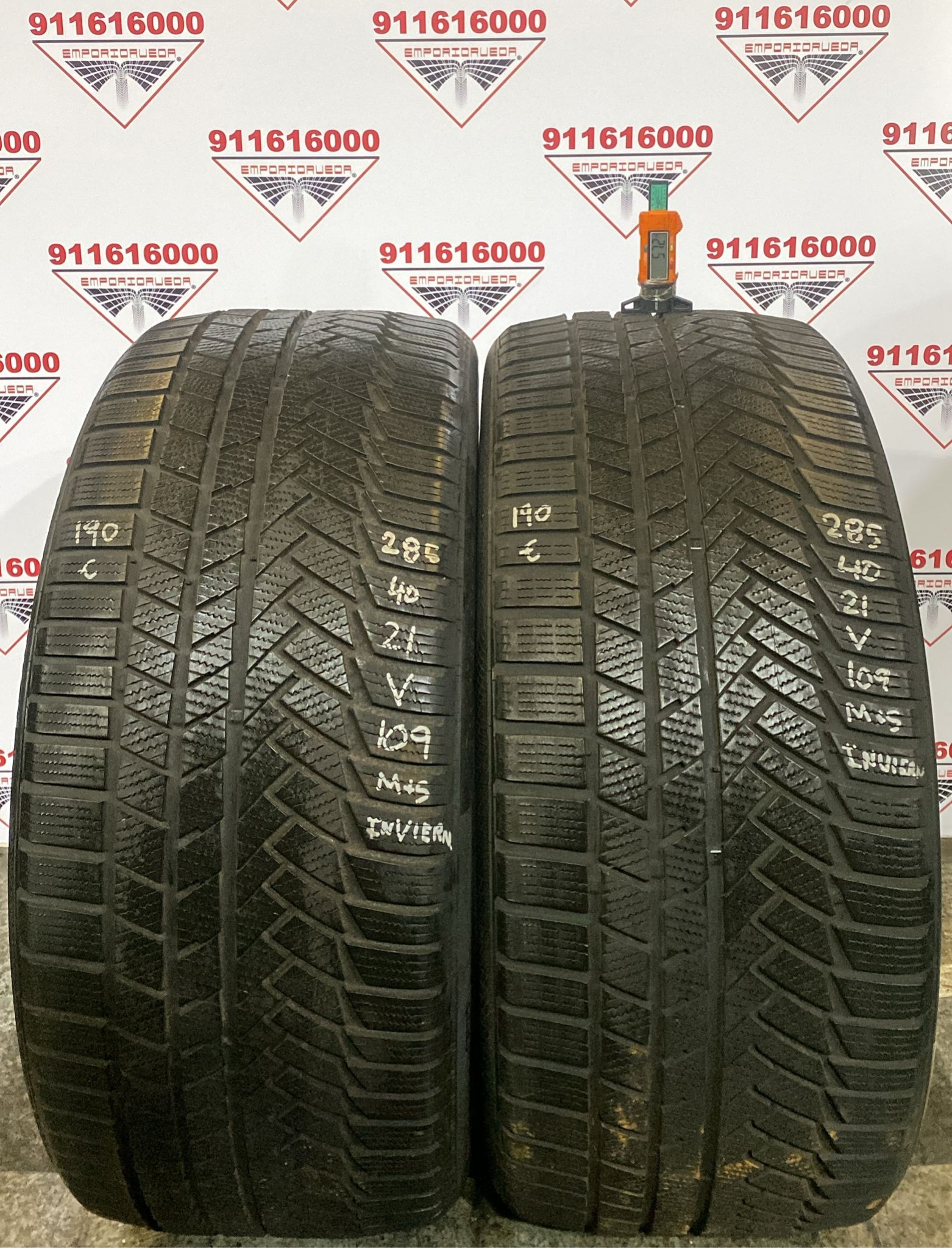 CONTINENTAL WINTERCONTACT USADO M+S 285/40 R21 109 V